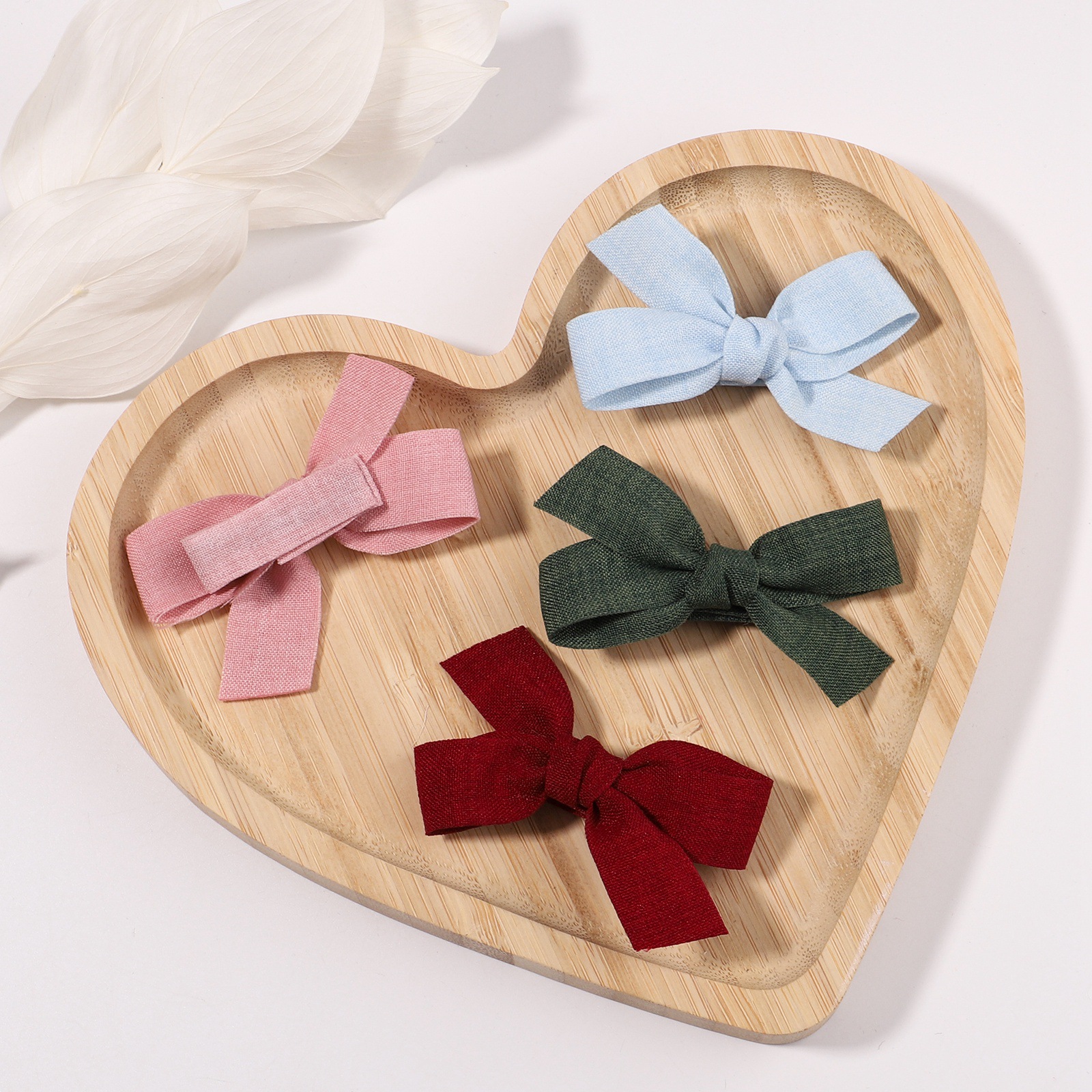 Fashion Bow Knot Cloth Polyester Rib Hair Clip 1 Piece display picture 4