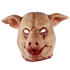 ハロウィーンラテックス豚頭マスク対外貿易恐ろしい動物マスクお化け屋敷パーティー祭り衣装道具