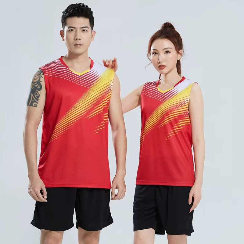 Volleyball uniform sleevless for training for men and women
