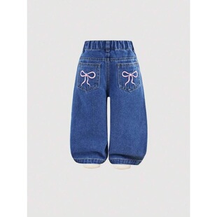 M 39784 Y2K High Waist Embroidered Jeans �����Y�̽�ţ��ѝ