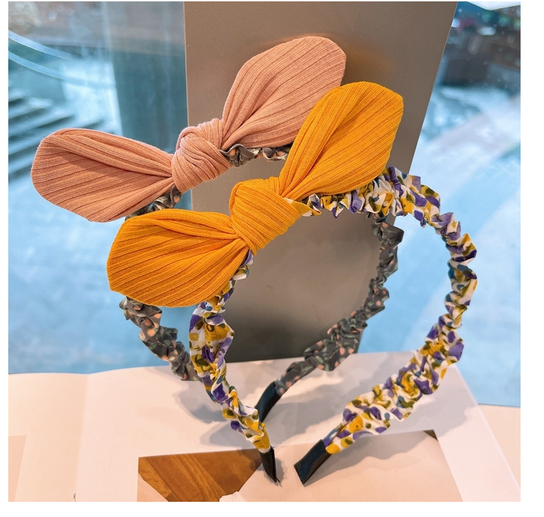 Fashion Floral Three-dimensional Bowknot Headband display picture 2