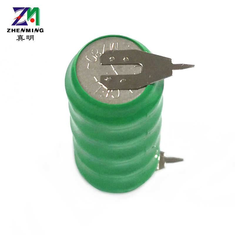 真明 6V镍氢电池组加焊脚80mAh血糖测试仪充电电池主板引脚电池