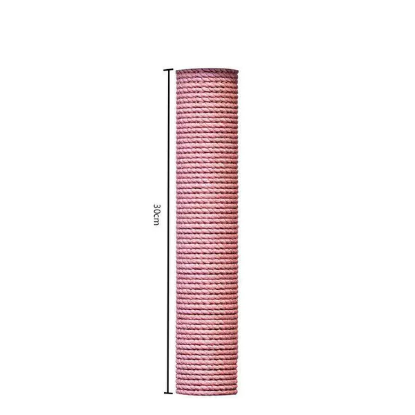 Pink 32cm sisal column