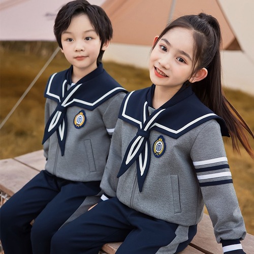 Play Cool Bear Kindergarten Uniforms British Style Sportswear Children's Class Uniforms College Style Primary School Uniforms Teacher Suits