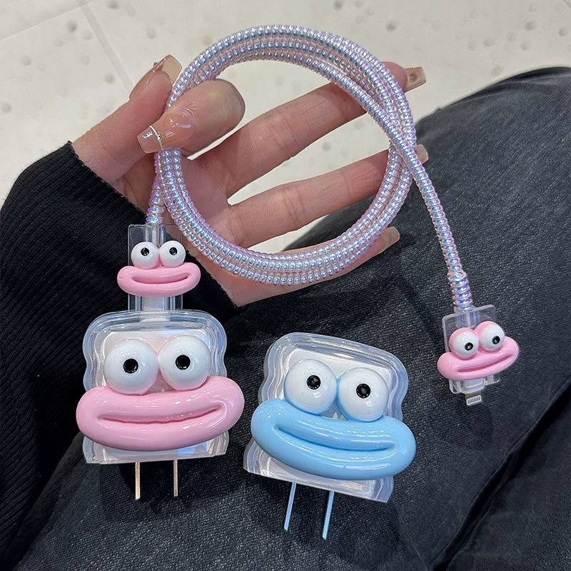 Apple 14 Дата-кабель защитный чехол iPhone12 для 20W зарядное устройство 13 Быстрая зарядка 15Pro большие губы колбаса