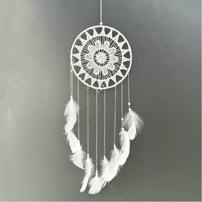 Ms6013 ins 6013 INS Goose Flower D drifting dream catcher дом перо подвесной творческий ремесло ловушка сновидений