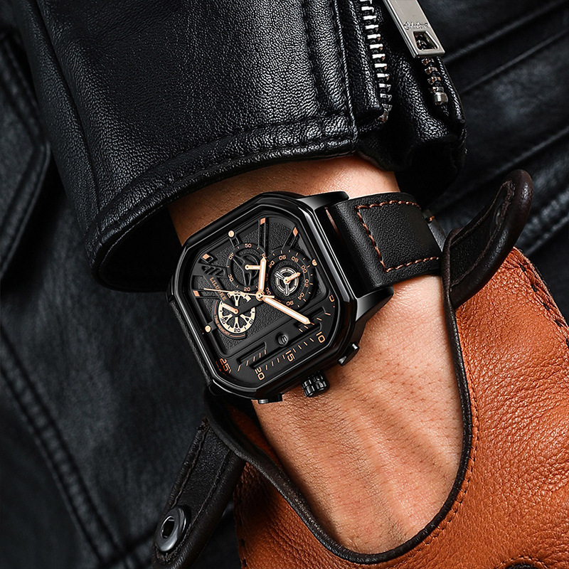 Uued kuumalt müüdavad meeste käekellad, ehtsad ehtsad veekindlad helendavad käekellad, populaarsed meeste käekellad, ärimood kvartskellad, meeste käekellad_voghion.com