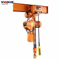 Manufacturer's bulk distribution mobile operation chain electric hoist hand-pushed single hoist trolley I-beam electric