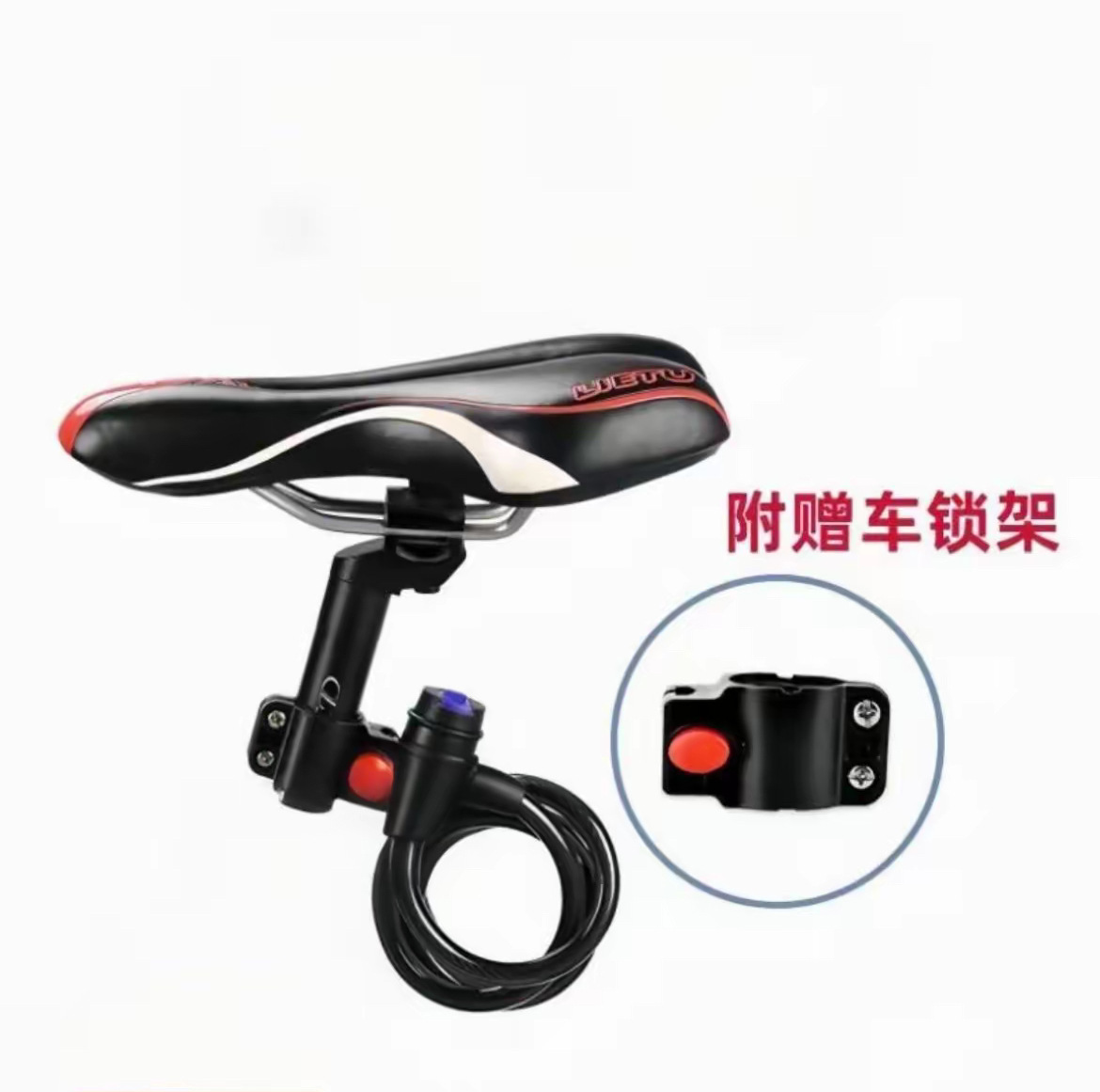 Cerradura de automóviles de fábrica de fuente Cerradura de alambre Cerradura de bicicleta de montaña Cerradura de anillo de cable de acero especial con llave Cerradura de bicicleta image 2