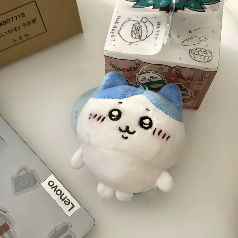 毛绒可爱吉伊卡哇玩偶书包挂件小脚栗子馒头小八乌萨奇公仔钥匙扣|undefined