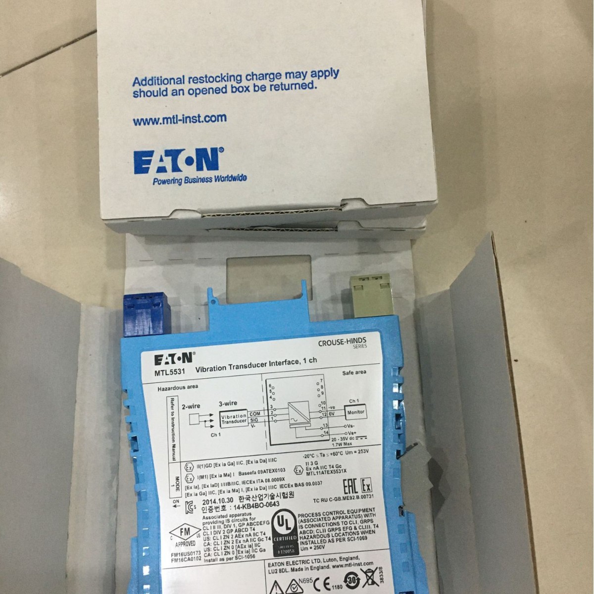 有现货MTL7796-英国MTL齐纳式安全栅7755AC