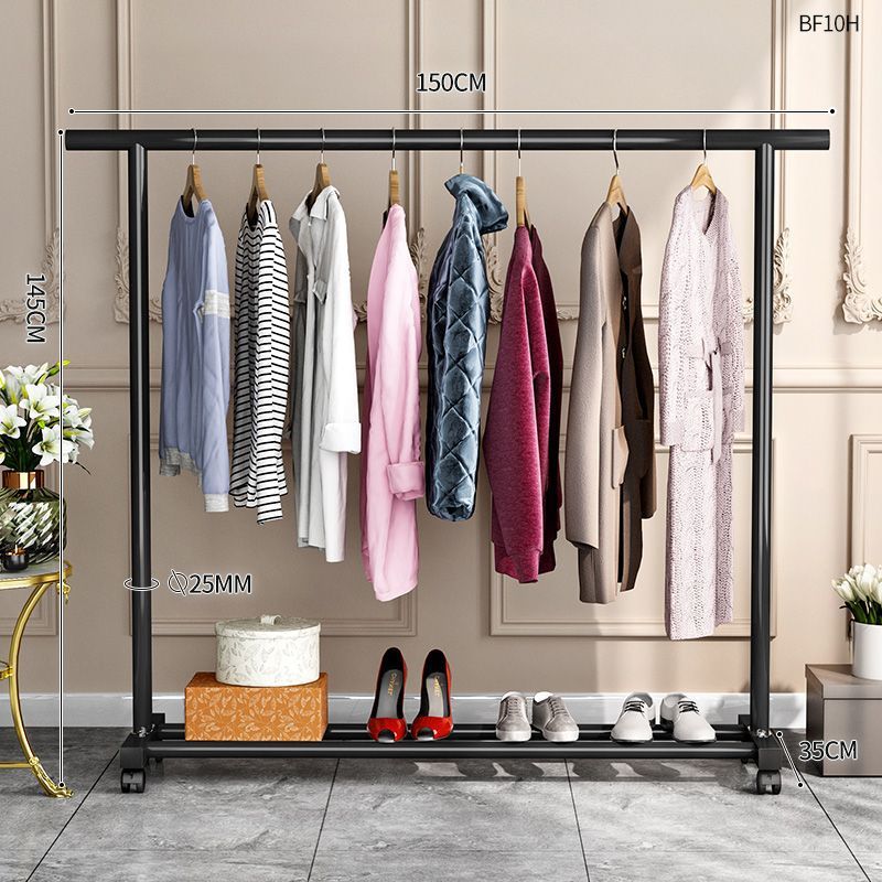 150cm [블랙 싱글폴] 특대형 + 휠 -