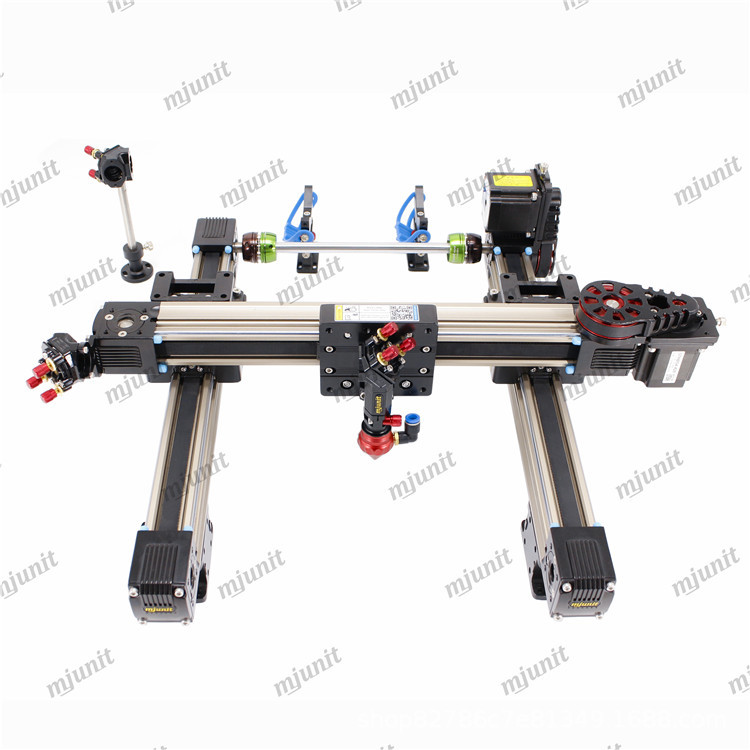 mjunit皮带xy轴龙门同步带模组激光切割机直线导轨激光数控1390单