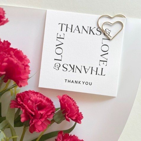 50片母亲节感谢贺卡黑色烘焙蛋糕盒祝福空白手写留言卡花束卡片