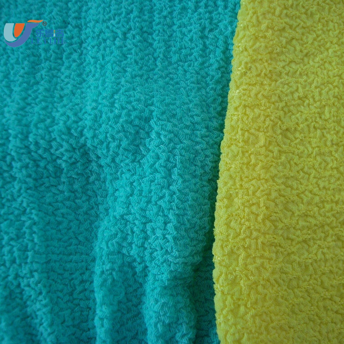 厂家直销300D单层特硬特粗糙人造丝洗澡巾手套面料 搓澡手套用布
