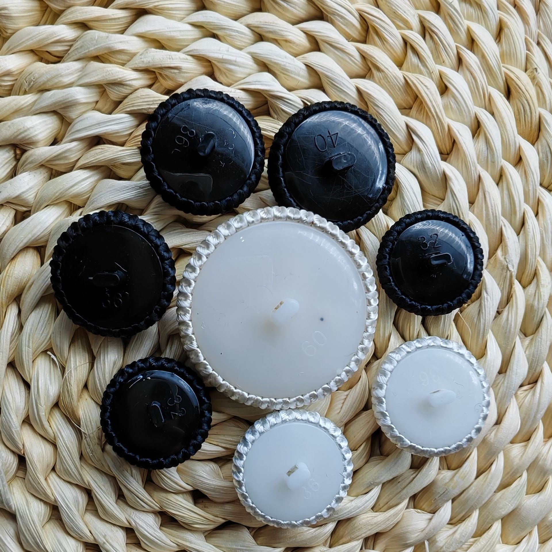 潮艺金丝线包扣中式礼服小香风欧美外套太阳钮扣手钩花朵毛线辅Y8