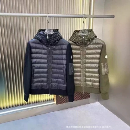 Cross-Border High-End Version of the Authentic m Brand Knitted Hooded Couple's Warm down Jacket Cross-Border High-End Version of the Authentic m Brand Knitted Hooded Couple's Warm down Jacket