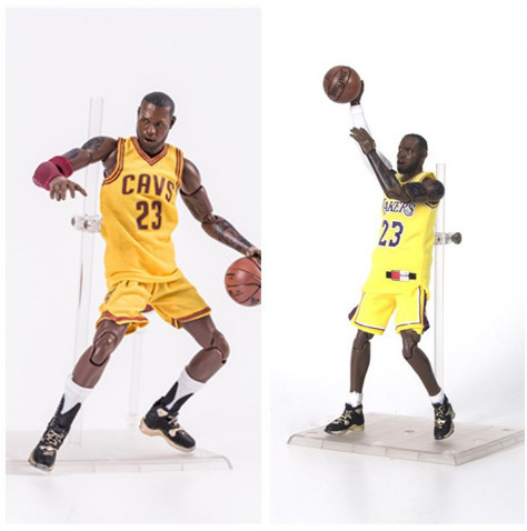 (One Piece Minimum) Nba 1/9 Scale Los Angeles Lakers Lebron James #23 Yellow Jersey 2 Styles Movable (One Piece Minimum) Nba 1/9 Scale Los Angeles Lakers Lebron James #23 Yellow Jersey 2 Styles Movable