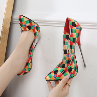 Role Player's shoes on professional bed sex high heels sexy large size cross-dressing foot fetish stiletto heels cross border