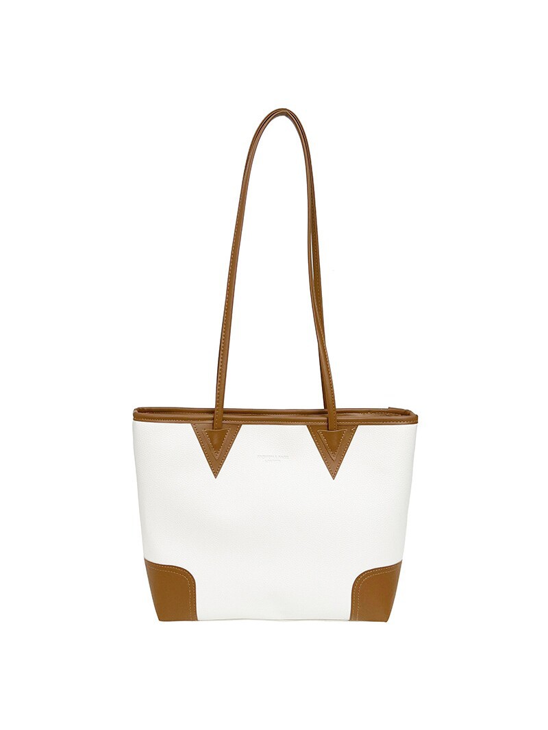 Bolso Tote de Hombro para Mujer de Cuero Sintético PU con Gran Capacidad y Cierre de Cremallera para Uso Diario image 6