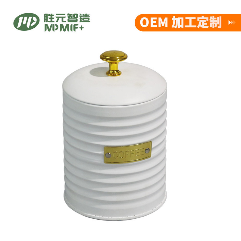 Customized Sealed Galvanized Iron Storage Cans with Lids, Household Kitchen Storage Cans, Coffee Beans, Tea Leaves, and Seasoning Storage Cans