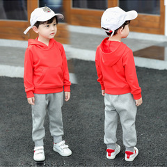 Children's Fashion Brand New Spring and Autumn Colored Hooded Sweatshirts for Boys and Girls, Wholesale