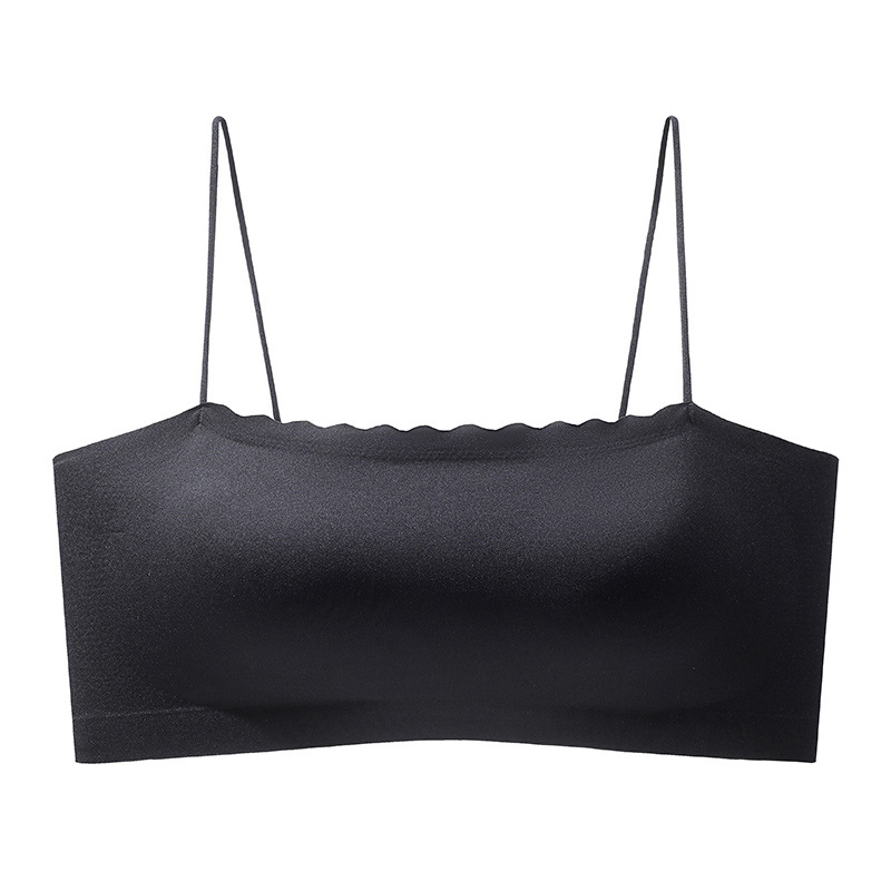 Pure Desire Ropa interior de alta gama Pechos pequeños de las mujeres reunidos Ropa interior sin costuras Sujetador Ropa interior reunada de las mujeres sin anillo de acero