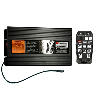 Car horn/tweeter car alarm, 400W