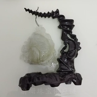 岫岩玉年年有余摆件挂饰摆台饰品家居装饰办公摆件会销礼品厂家