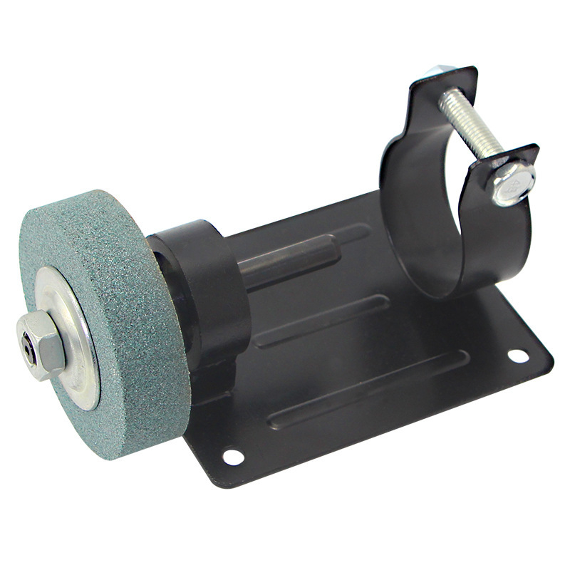 手电钻改装变砂轮机打磨头砂轮金属玉石首饰抛光磨刀神器磨边支架