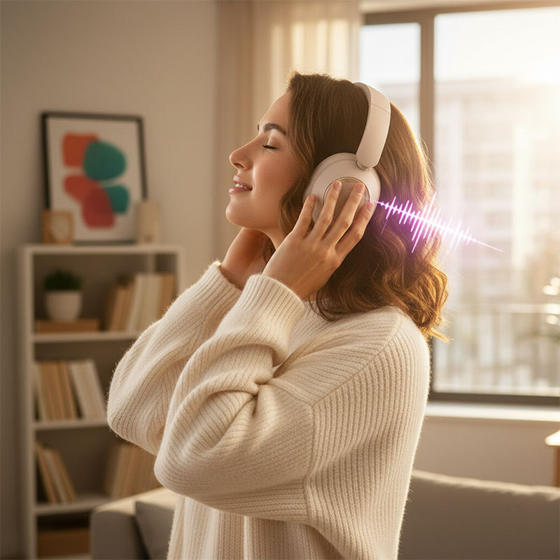 2026 nuevo auriculares privados ANC activa reducción de ruido de larga duración alta calidad de sonido fabricantes de auriculares Bluetooth