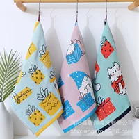 Zhiyang Новый жаккардовый подарок кошка салфетка для рук впитывающая дышащая трехслойная Марля Большое Квадратное Полотенце Оптовая Продажа Фабрика салфетки для рук Кухня