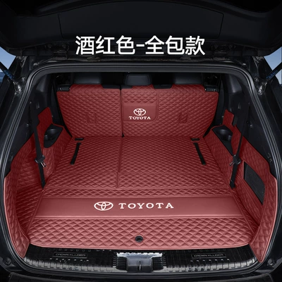 Trunk Mat — Modification Accessories - burgundy-full-surround-22-26-highlander-seven-seater-no-speakers-on-the-left