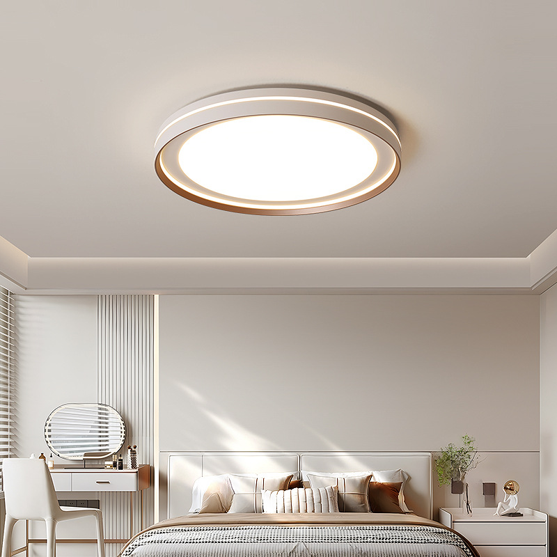 [Selección estricta] lámpara de techo minimalista atmósfera moderna lámpara de habitación principal 2025 nueva lámpara de protección de ojos de espectro completo