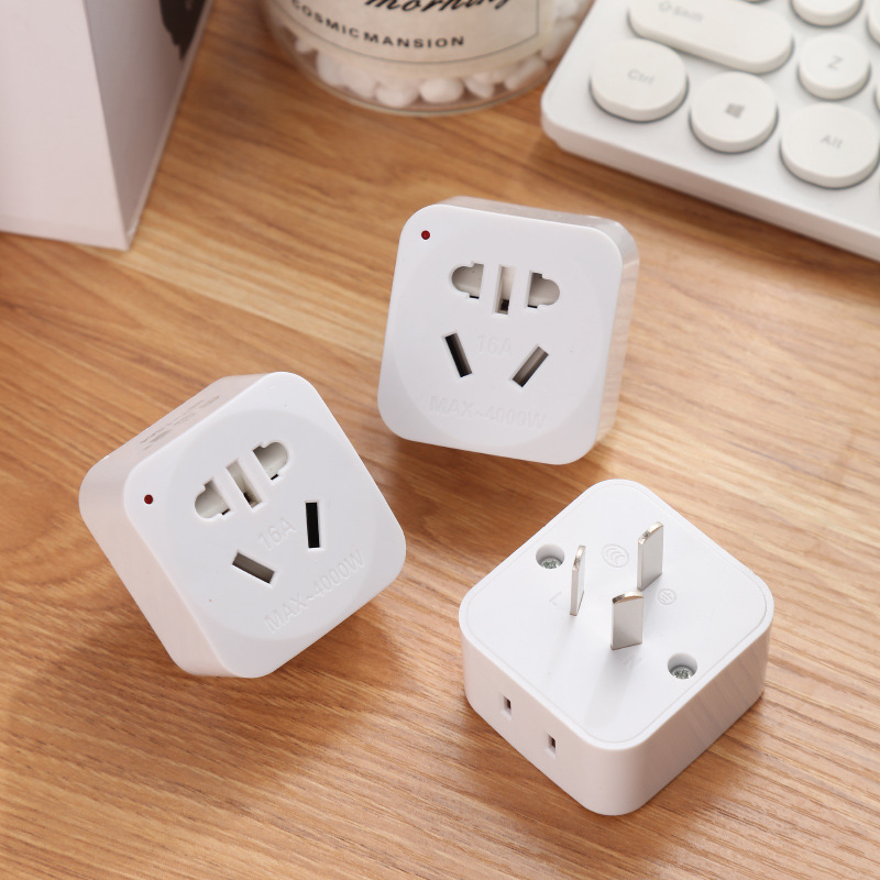 Factory direct 10A to 16A high-power socket water heater air conditioner with light plug-in wireless converter socket