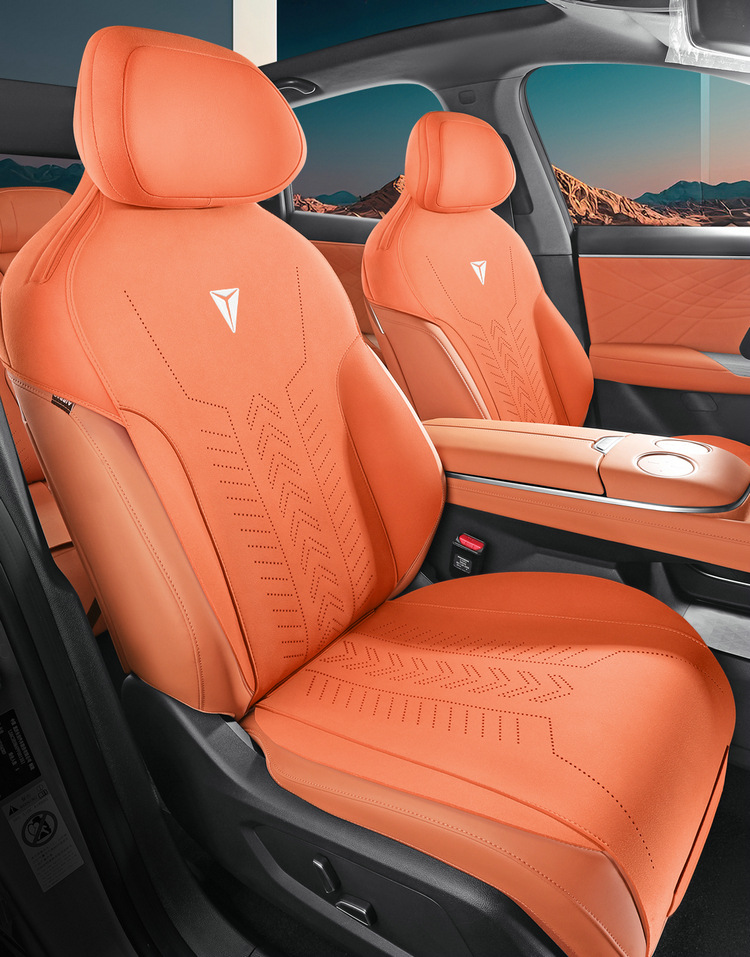 Changan Dark Blue L07 Special Saddle Pad Car Seat Cushion Four-Season Universal Seat Cover Breathable Suede Leather Cushion