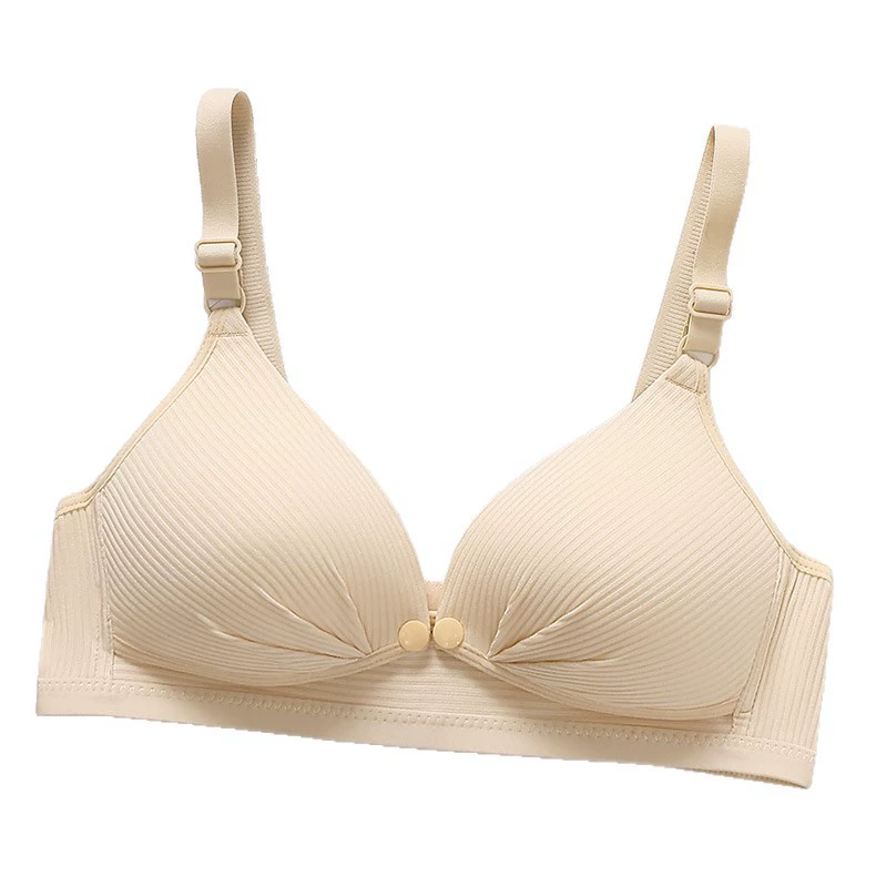 Supporting push up bra for breastfeeding for pregnant, thin underwear, front lock