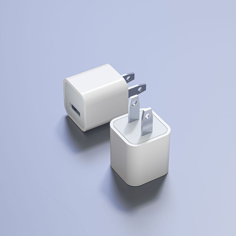 新款5W美规充电头5V1A高品质USB充电器 便携式手机充电插头源厂|undefined