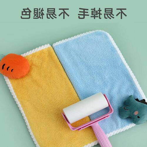 Coral velvet handkerchief can be hung in the kitchen and bathroom, wiping hands towel, cute quick-drying and water-absorbent handkerchief, wholesale