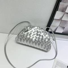 BV家跨境风潮女包小众设计编织云朵包时尚单肩斜挎包手提饺子包