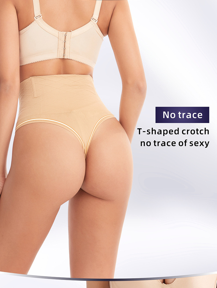 String de commerce extérieur pour femmes, petit ventre, hanches fortes, été, pantalon mince et taille en arête de poisson_voghion.com