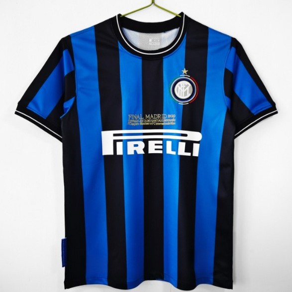 Popular Retro Italian Serie a Inter Milan Short-Sleeve Jersey Football Uniform Fan Retro Football Jersey