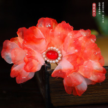 国风烫花发冠唐风头冠仙气头饰古风宫廷明制如期发饰汉服古装配饰