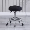 Black round stool [upgraded bearing wheels