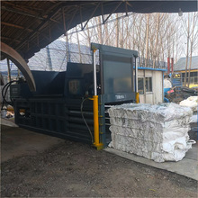 卧式秸秆液压打包机卧式不锈钢打包机二手卧式废纸打包机