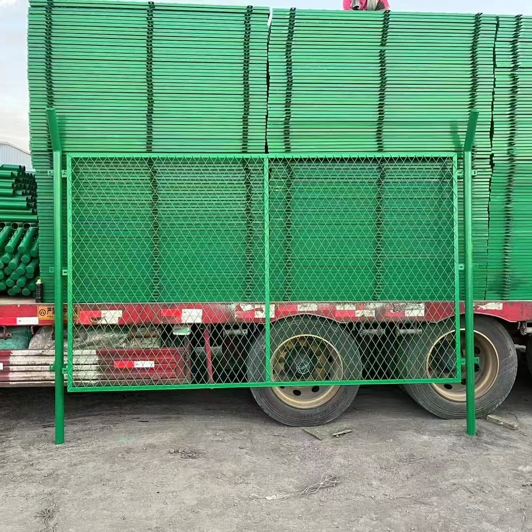 车间防护网可移动式车间隔离网仓库隔断网 带底轮车间仓库隔离带