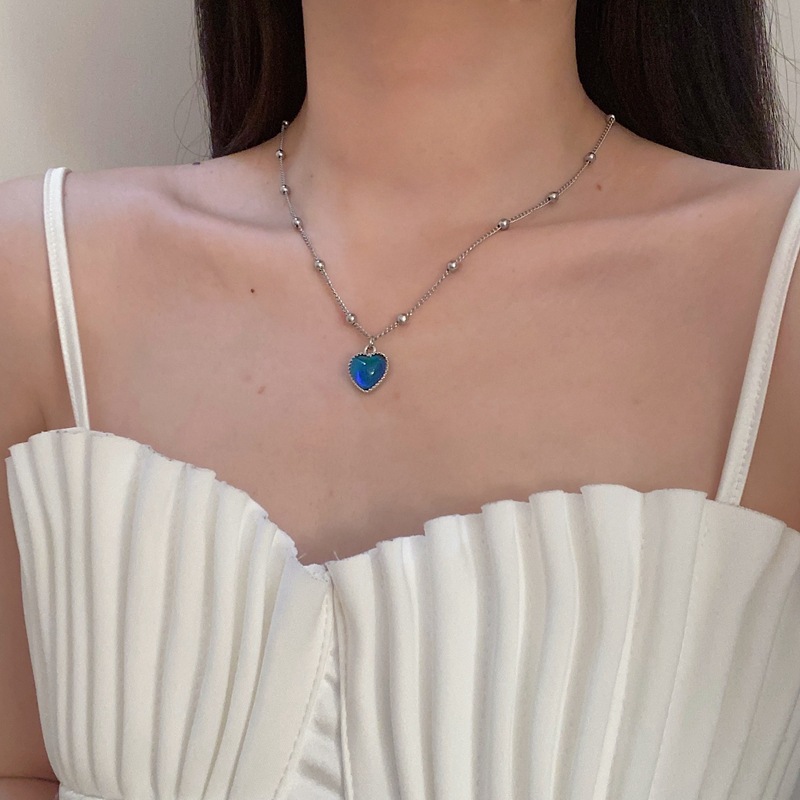 Fashion Heart Shape Alloy Plating Womenu0027S Necklace 1 Piece