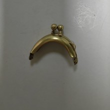 35*20mm单三角耳迷你古金手袋抓钱银斜挎真皮包用口金五金铰铁夹