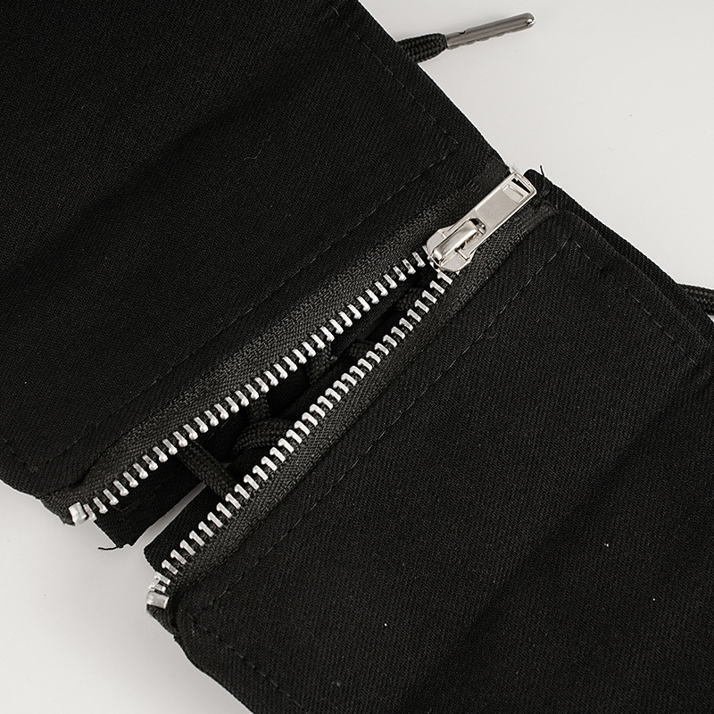 Cintura a vita sottile retrò modellante per il corpo Cintura decorativa da donna Cintura europea e americana nera extra larga con cerniera per donna_voghion.com