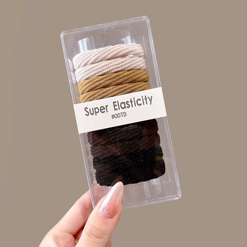 Correa curry para mujeres cuerdas de cabeza de cola de caballo alta anillo de cabello duradero verano 2025 nuevo cabello de alta elasticidad para adultos